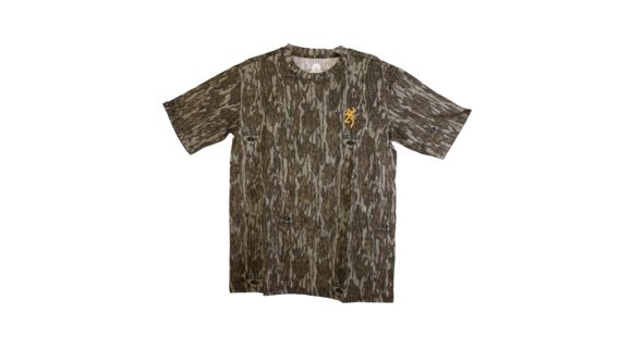 Image of Browning Wasatch Short Sleeve Shirt - Men's, Mossy Oak Bottomlands, 3XL, 3017811906