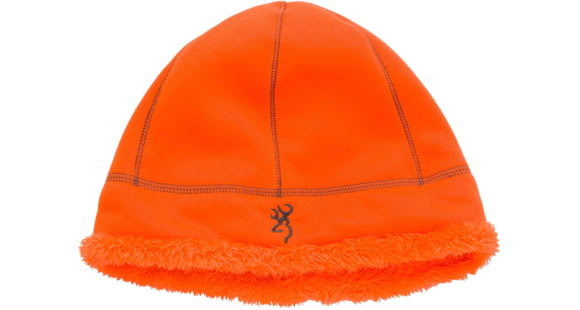 Image of Browning Wicked Wing Highpile Beanie, Blaze, One Size, 30866801