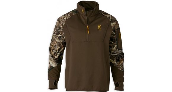 Image of Browning Wicked Wing Timber 1/4 Zip Fleece,Realtree Max5,L 3016277603