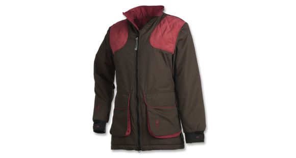 Image of Browning Women's Ballistic Insulated Shooting Jacket, Charcoal/Rose, M 3040146902