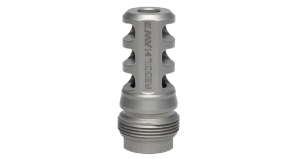 Image of Browning Xeno Recoil Hawg Muzzle Brake, .30 Caliber, 5/8x24, Matte, Stainless Steel, 1293096