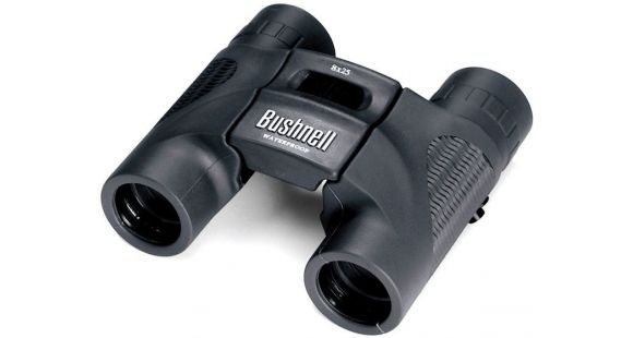 Image of Bushnell 8X25 H20 Black Folding-Roof Prism Water/Fog Proof Binoculars - Factory DEMO