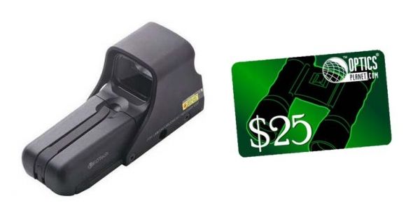 Image of EOTech 512 A65 Holographic Weapon Sight, Black, Standard Accessories 512-A65-EE &amp; FREE 25 OpticsPlanet.com e-Gift Certificate