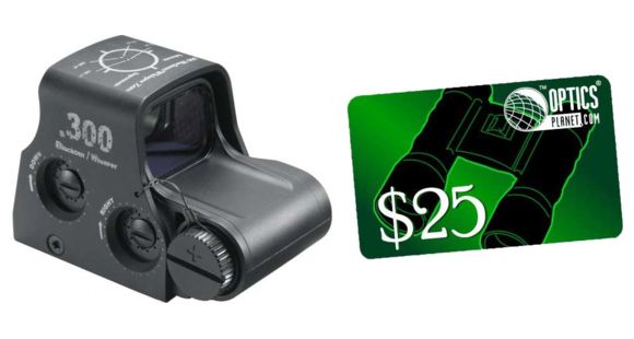 Image of EOTech Transverse Red Dot Sight, Black, FN Less Lethal Reticle XPS2-FN &amp; FREE 25 OpticsPlanet.com e-Gift Certificate