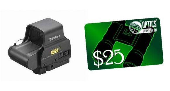 Image of EOTech EXPS2 Red Dot Sight - 2-dot Reticle &amp; FREE 25 OpticsPlanet.com e-Gift Certificate