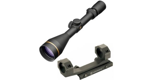 Image of Leupold VX-3i 4.5-14x50mm Rifle Scope, Matte, Duplex Reticle, 170704, w/ Mark 2 Integrated Mount System, 1 in Ring, 170704-KIT1