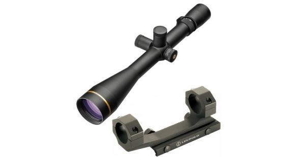 Image of Leupold VX-3i 6.5-20x50mm 30mm Side Focus CDS Target Matte Varmint Hunter 170715 w/ Mark 2 Integrated Mount System, 30mm Ring