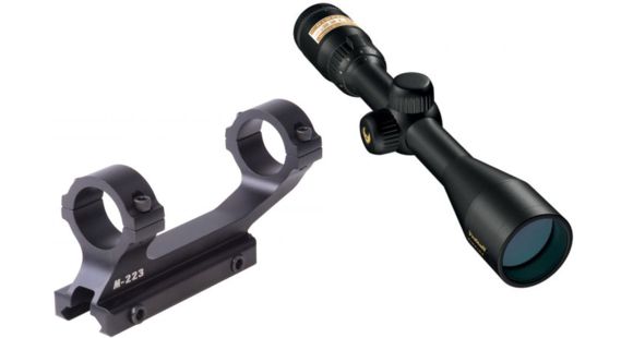 Image of Nikon ProStaff Rimfire 3-9x40mm Rifle Scope, Matte Black w/ BDC 150 Reticle 6725 w/ Nikon M-223 XR Mount 833