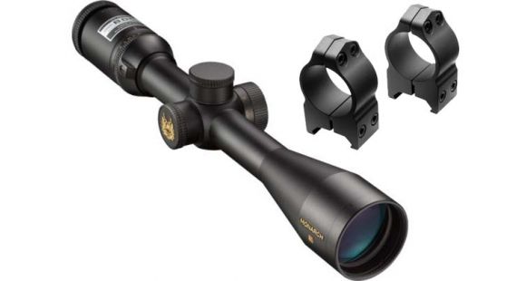 Image of Nikon Monarch 3 3-12x42 Rifle Scope w/BDC Reticle 6768 w/ Nikon S-Series Med. Rings Black Matte Steel 16156
