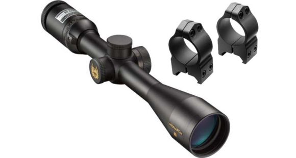 Image of Nikon Monarch 3 3-12x42 Rifle Scope w/BDC Reticle 6768 w/ Nikon S-Series High Rings Black Matte Steel 16157