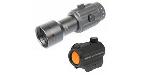 Image of Primary Arms SLx Micro Dot w/Push Buttons MD-ADS w/ 6X Magnifier Gen II