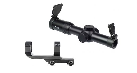Image of Primary Arms SLx 1-6X24mm Rifle Scope, 30mm Tube, Second Focal Plane, 7.62X39 Reticle, Matte, Black, w/ Deluxe AR15 30mm Scope Mount