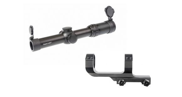 Image of Primary Arms Classic 1-4X24mm Illuminated Rifle Scope PA14X w/ Deluxe AR15 30mm Scope Mount