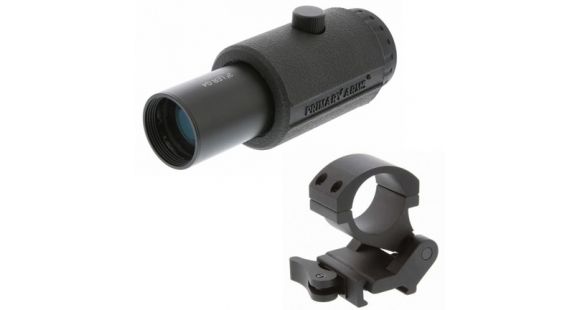 Image of Primary Arms Classic 3X LER Red Dot Magnifier Gen IV w/ Quick Detachable Flip To Side Mounts - Standard Height