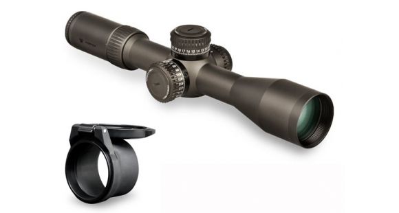 Image of Vortex Razor HD Gen II 3-18x50mm Rifle Scope w/EBR-2C MOA Reticle and Defender Flip Cap Objective Lens 50, Outer Diameter Range 55 - 59 mm RZR-31803-KIT1