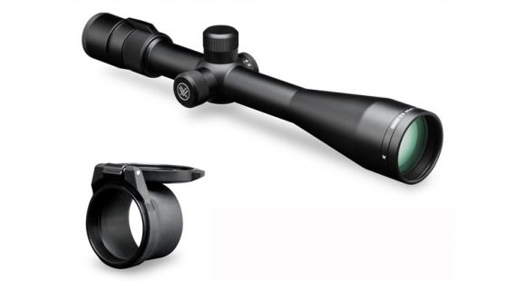 Image of Vortex Viper PA 6.5-20x50 mm Rifle Scope, 30 mm Tube, Second Focal Plane, Black, Hard Anodized, Non-Illuminated Dead-Hold BDC Reticle, MOA Adjustment, w/ Vortex Defender Flip Cap, VPR-M-06BDC-KIT1