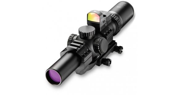 Image of DEMO, Burris RT-6 Tactical Kit1-6x24 mm Rifle Scope, 30 mm Tube, Second Focal Plane, Matte, Red Ballistic AR 5X Reticle, MOA Adjustment, w/ FastFire 3 &amp; P.E.P.R Mount, Black, 200475
