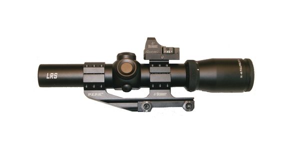 Image of Burris Fullfield TAC30 Riflescope, 1-4x24mm30 mm Tube, Second Focal Plane, Ballistic Plex CQ Reticle, Black, w/ Fastfire III, AR-PEPR Mount, 200433-FF-DEMO