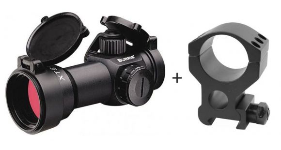 Image of Burris 300205 XTS-135 1X-30mm Xtreme Tactical SpeedDot Sight, w/ Burris XTR Xtreme Tactical Picatinny Rail 30mm Ring, Single - Extra High 420167