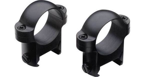 Image of Burris Zee 1in Steel Rifle Scope Rings - Low, Black Matte, 420083