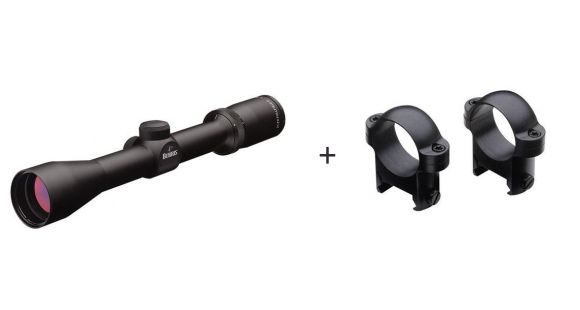 Image of Burris 200123 Fullfield II 2-7x35mm Rifle Scope - Ballistic Plex Reticle, w/ Burris Standard Rings 1 Inch - Low 420833