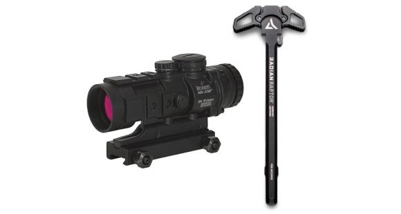 Image of Burris AR-333 with Radian Weapons Raptor Ambidextrous Charging Handle for AR15
