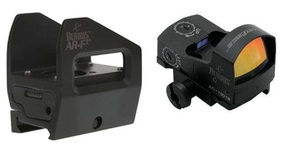 Image of Burris AR-F3 AR Tactical Flatop FastFire Mount 410348, w/ Burris FastFire II Red Dot Sight - Waterproof, Matte, 4 MOA Dot Reticle 300233