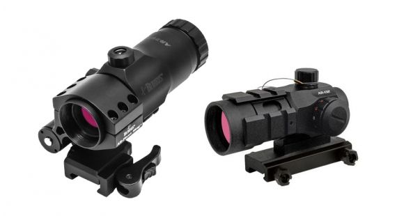 Image of Burris AR-Tripler w/ AR Pivot Ring Mount &amp; Burris AR-132 Tactical 4 MOA Reticle Red Dot Sight