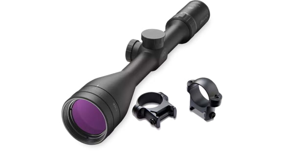 Image of Burris Droptine 4.5-14x42mm 1in Tube Rifle Scope w/ZR Rings, Second Focal Plane, Ballistic Plex, Black, 200077-ZR