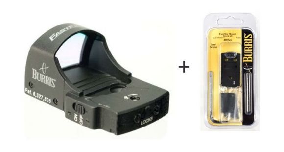 Image of Burris FastFire II Reflex Red Dot Sight, 4 MOA Reticle, Black, 300233-KIT2