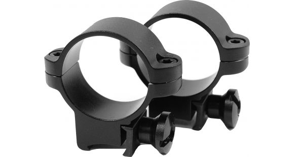 Image of USED, Burris Rimfire-Airgun Aluminum 22 Rings - Medium, Gloss Black, 420071