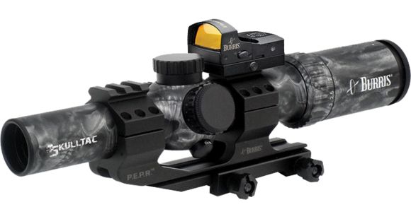 Image of Burris Skull-TAC 1x-4x-24mm Illuminated Rifle Scope w/ Ballistic CQ 5.56 Reticle 200438-FF