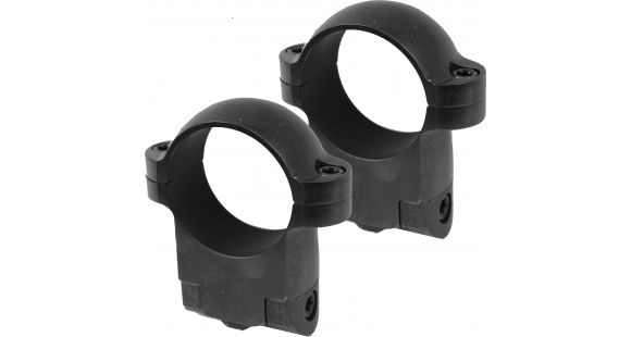 Image of Burris Solid Steel 1 Inch Ring Mount, Low, Gloss Black - Ruger R1, 77/22, M-14 - 420103