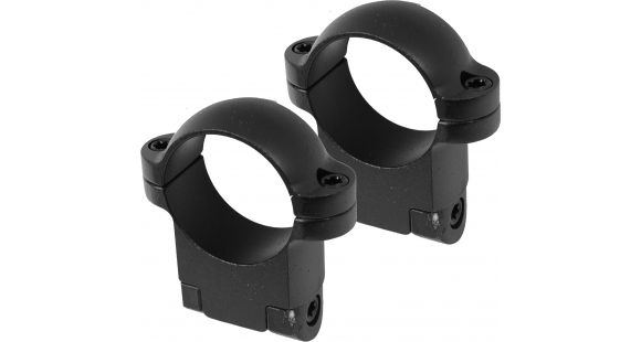 Image of Burris Solid Steel 1 Inch Ring Mount, Medium, Matte Black - Ruger M77 - 420108