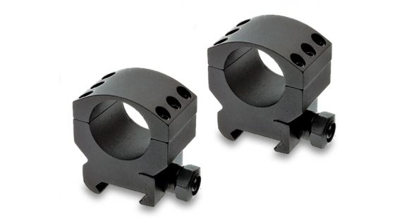 Image of Burris Xtreme Tactical Picatinny Rail 30mm Rifle Scope Rings Pair, Medium 1.1 in, Black, 420162