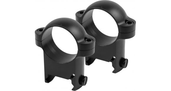 Image of Burris Zee 1in Steel Rifle Scope Rings - High, Black Matte, 420087