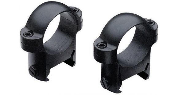 Image of Burris Zee 1in Steel Rifle Scope Rings - Medium, Black Gloss, 420081