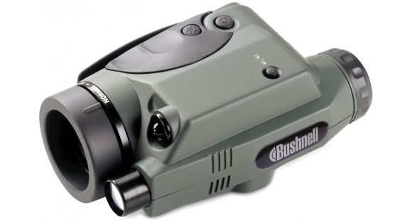 Image of New Bushnell Night Vision 2.5x42 Gen 1 Monocular w/ Built-in Dual IR Illuminator, Green 260200