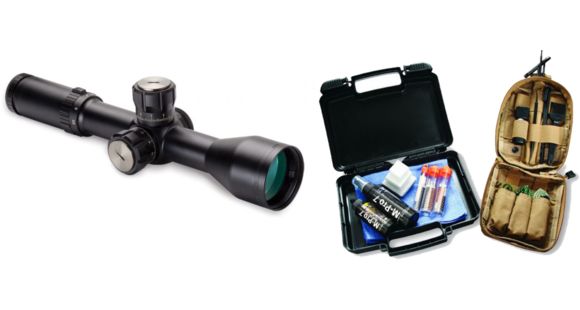 Image of Bushnell Elite 3.5-21x50mm Tactical Rifle Scope, Matte Black, G2DMR Reticle ET35215G and M Pro 7 Garrison Cleaning Kit 070-1507