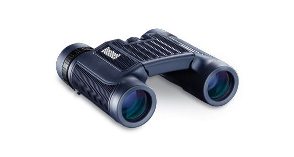 Image of Bushnell H2O 10x25 Folding Binoculars, Black, Clam Pack 130105C