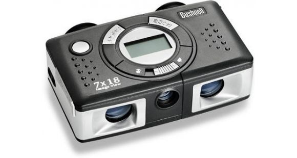 Image of Bushnell Image Capture 7x18 Pocket Imageview Binoculars Camera, Open Box Demo 110718