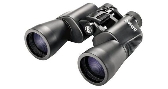 Image of Factory DEMO, Bushnell PowerView WA 10x50 Porro Prism BK7 Binocular, Black, Clam Pack, 131056
