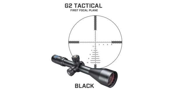 Image of Bushnell Tac Optics LRS 6-24x50mm Rifle Scope, 30mm Tube, G2 Tactical Reticle, Black, Box 5L, BT6245FG