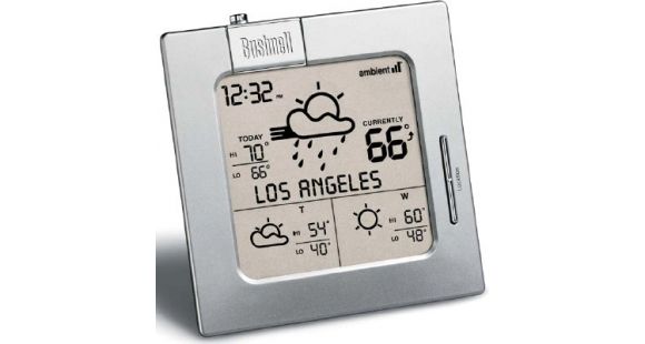 Image of Bushnell Wireless Weather Station - 3 Day AccuWeather Forecast &amp; Satellite Clock 950003 DEMO