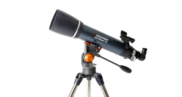 Image of Celestron AstroMaster 102AZ Telescope, 4in, f/6.5, 241x, 8.75in Tube, 22065