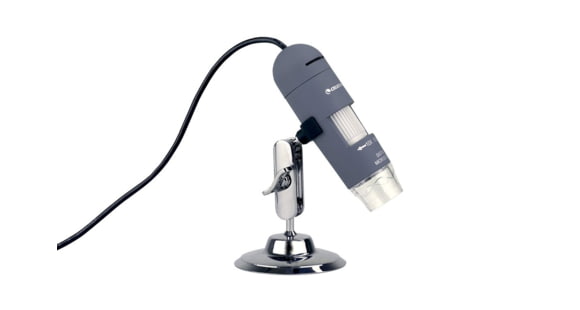 Image of Celestron Deluxe Handheld Digital Microscope Dual Axis, Gray, 44302-C