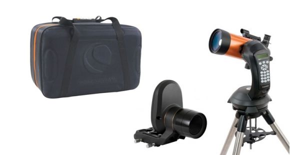 Image of Celestron NexStar 4SE Special Edition Maksutov-Cassegrain Telescope 11049 w/ NexStar 4-6in Telescope Carrying Case 94003 and StarSense Accessory 94005