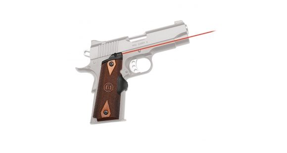Image of Crimson Trace 1911 Lasergrips Cocobolo Diamond Pattern, Wood, Government-Commander, Full-Size LG-920