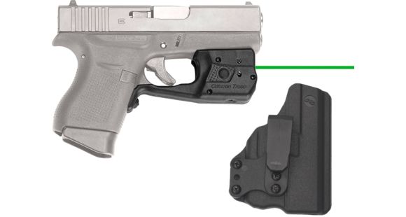 Image of Crimson Trace Green LaserGuard Pro for Glock 43 w/ 150L Light, BT Holster LL-803G-HBT-43