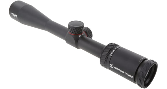 Image of Crimson Trace Hardline Rifle Scope, 4-12x40mm, 1in Tube, Second Focal Plane, CT MILDOT Reticle, MOC Coating, Black, 01-01510